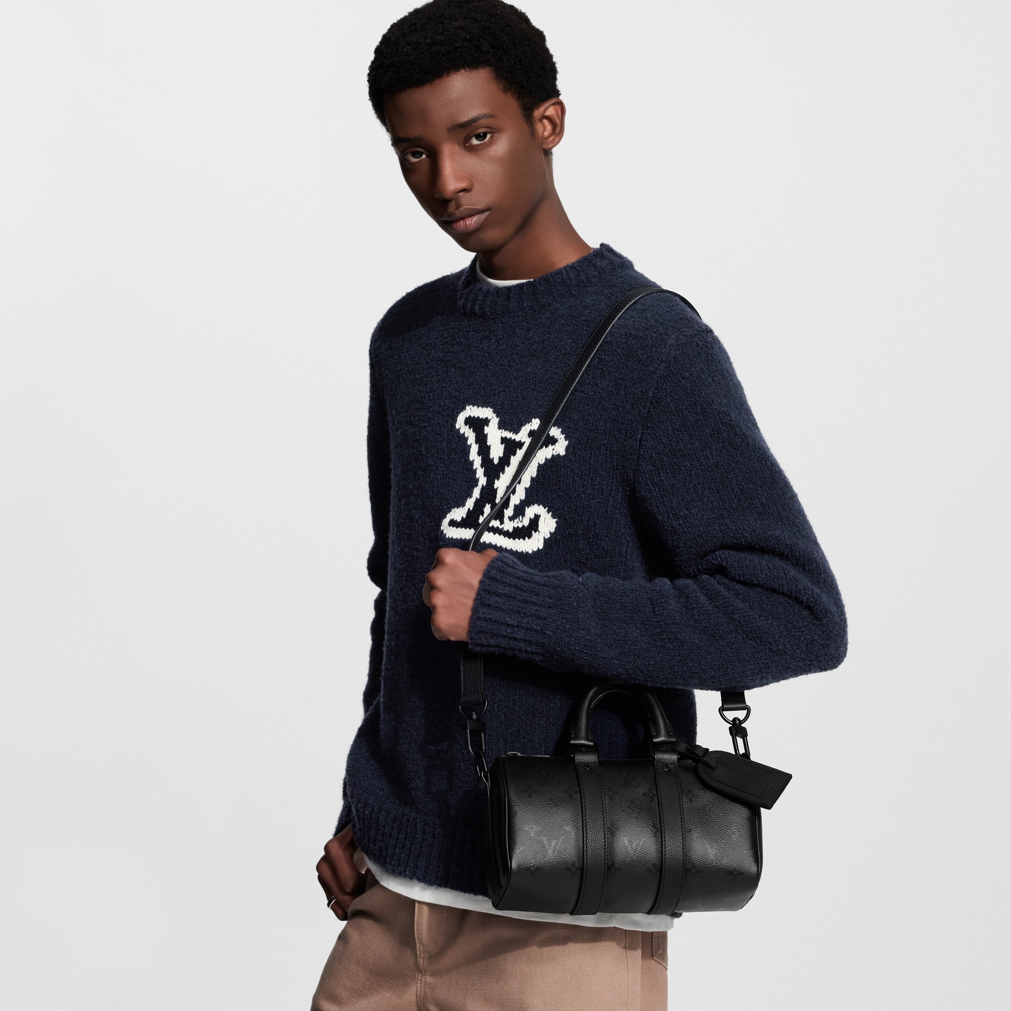 キーポル・バンドリエール 25 モノグラム・ミッドナイト｜ルイ